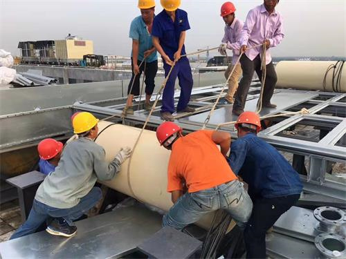 方型逆流式玻璃鋼冷卻塔安裝的五個注意事項
