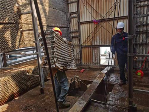 工業冷卻塔填料的正確清洗方法(空調冷卻塔清洗填料)